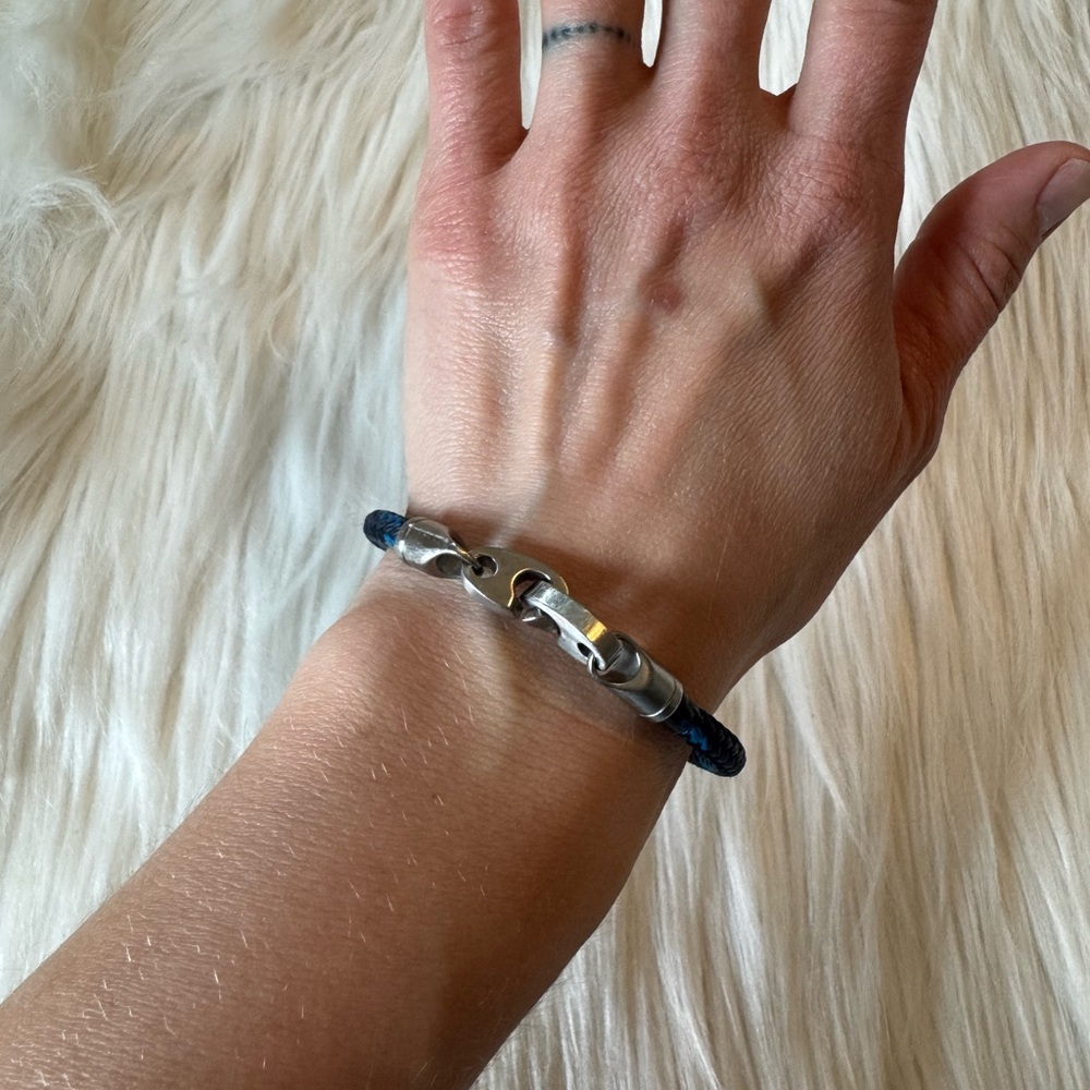 Sailormade Brummel Clasp Bracelet Blue